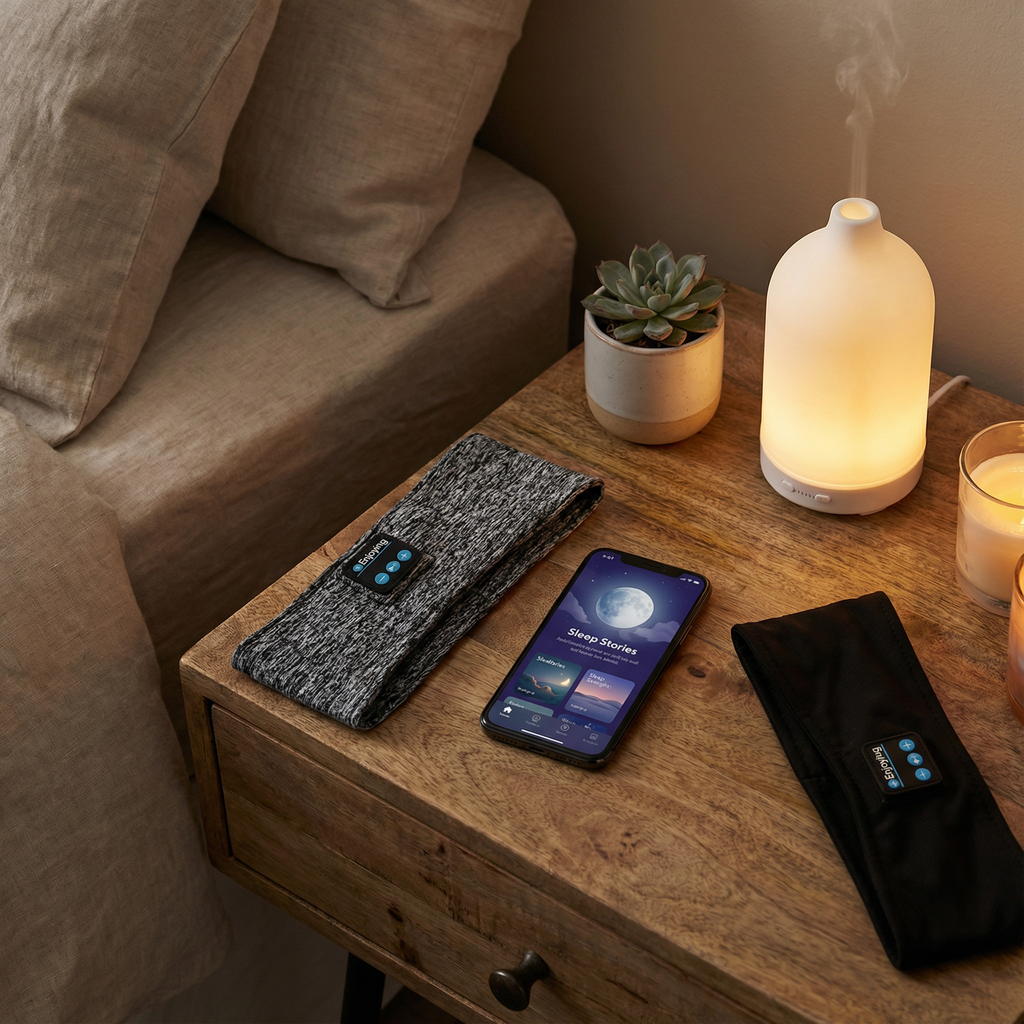 Bluetooth Sleep Mask with Wireless Headphones