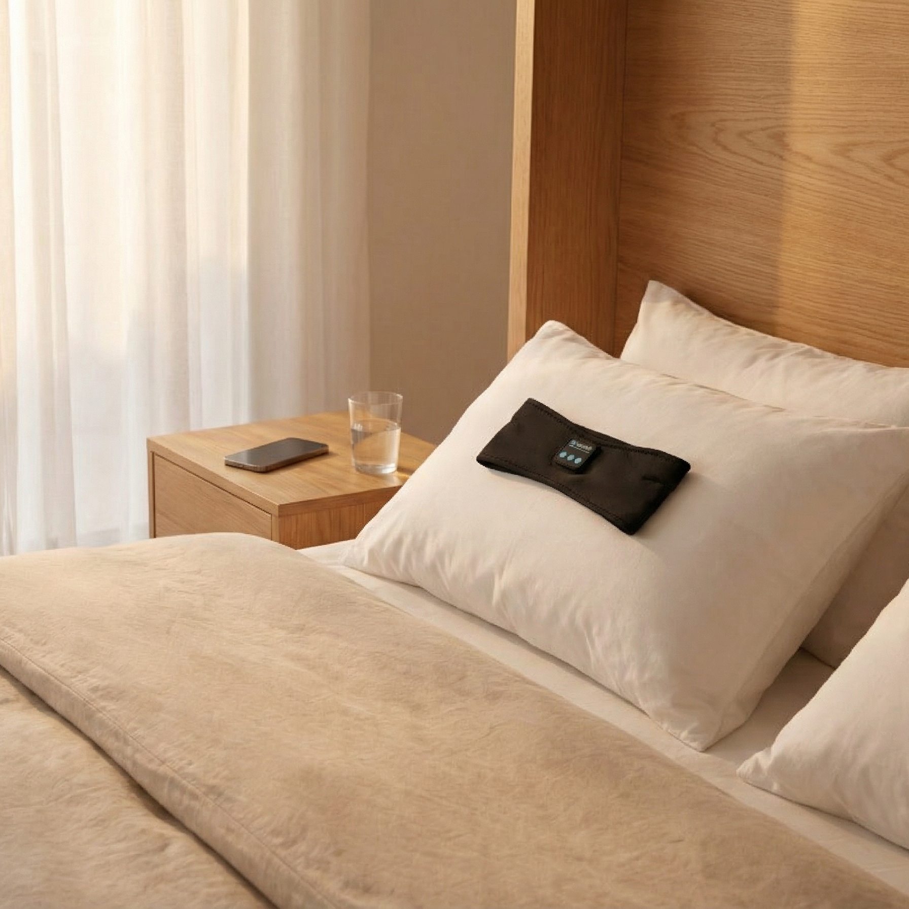 Bluetooth Sleep Mask with Wireless Headphones