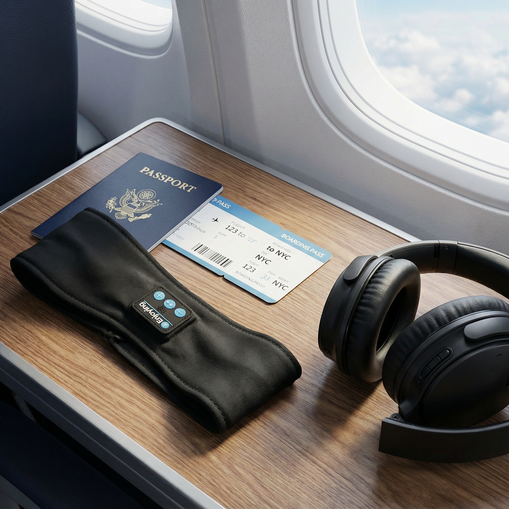 Bluetooth Sleep Mask with Wireless Headphones